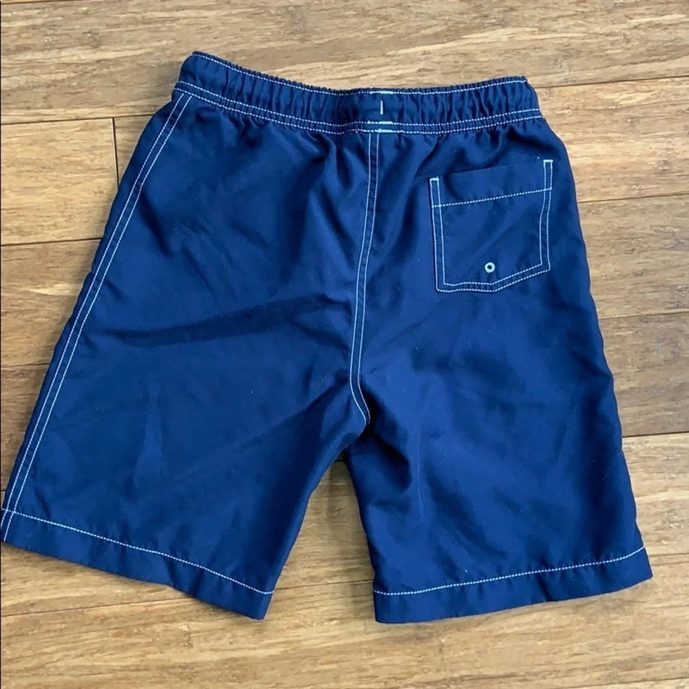 ☀️ 3/$36 or 2/$30  NEW LANDS END Boys Swim Shorts Navy sz M (10/12)